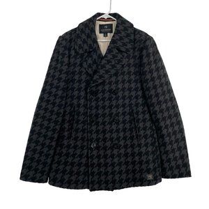 Scotch & Soda Black and Gray Houndstooth Jacket